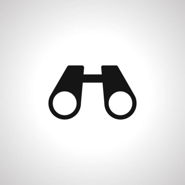 Dürbünler izole edilmiş simge. dürbün simgesi