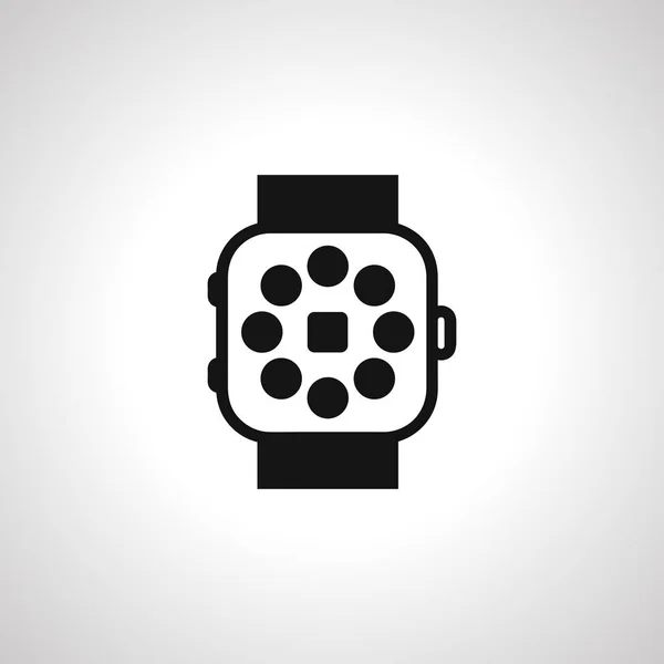 Ícone Smartwatch Ícone Relógio Inteligente — Vetor de Stock