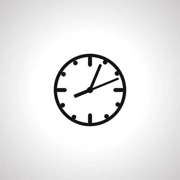Часы Значок Часы Простая Иконка Иконка Часов — стоковый вектор