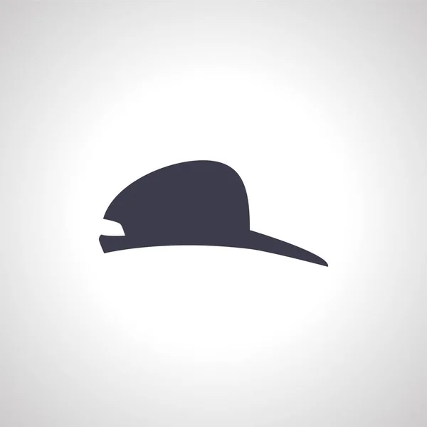 Icône Casquette Baseball Icône Chapeau — Image vectorielle