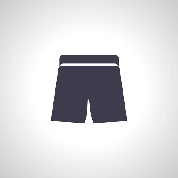 Ícone Calções Masculinos Ícone Shorts — Vetor de Stock