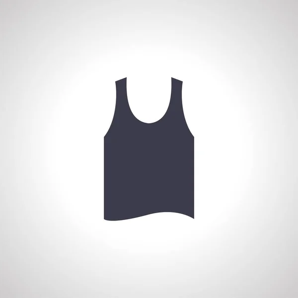 Sleeveless Shirt Icon 아이콘 — 스톡 벡터