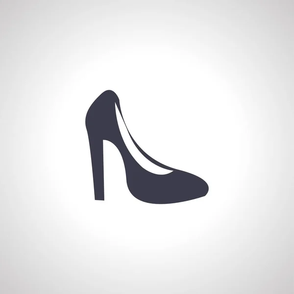 Mujer Icono Del Talón Icono Zapatos Tacón Alto Mujer — Vector de stock
