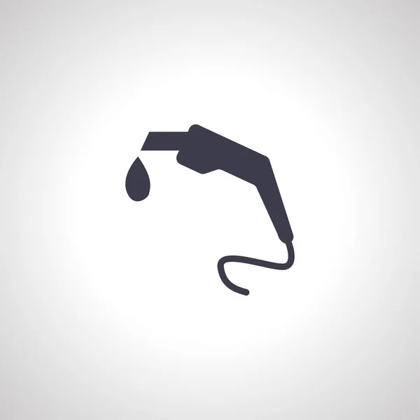 Icône Pistolet Ravitaillement Icône Pompe Essence Panneau Carburant — Image vectorielle