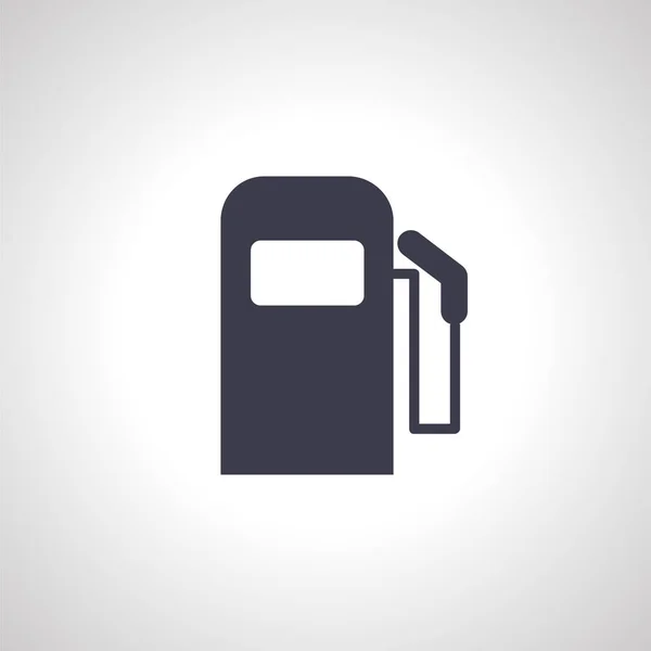 Een Tankstation Icoon Pictogram Benzinepomp Brandstofteken — Stockvector