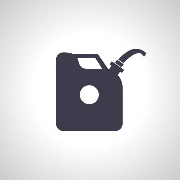 Petrol Canister Icon Jerrycan Icon — Stock Vector