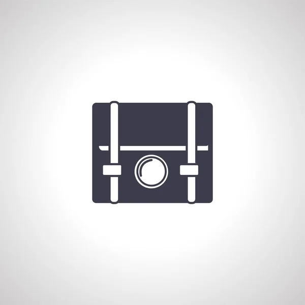 Значок Сумки Камерой Иконка Мешок Камеры — стоковый вектор