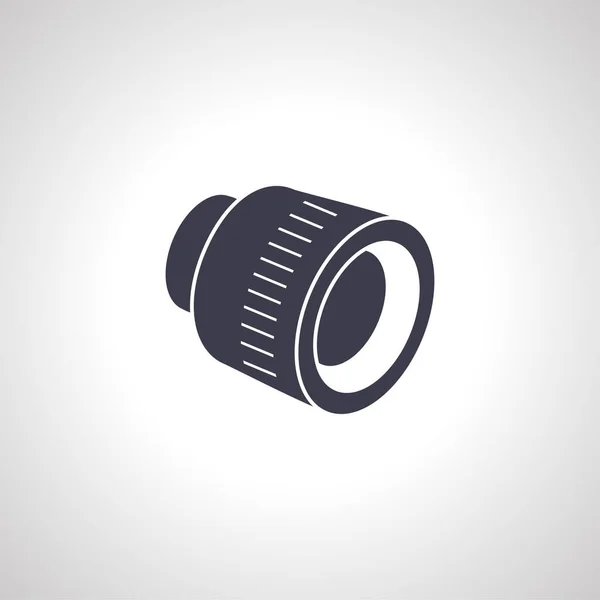Foto Kamera Objektiv Symbol Ikone Der Fotokamera — Stockvektor