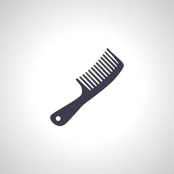 Comb Isolated Icon Hair Comb Icon — Stock Vector