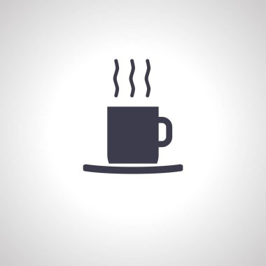 Cup of hot drink icon. Cup of tea or coffee icon