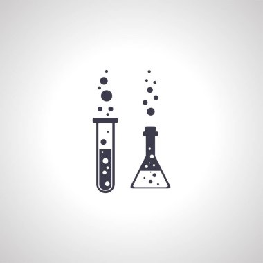 beaker icon. laboratory flask icon.