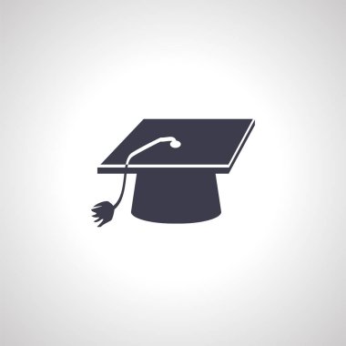 Graduation cap icon. Graduation cap icon.