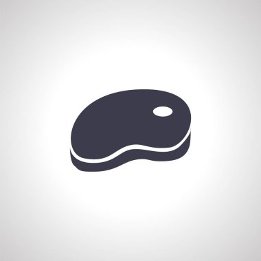 Et ikonu. Barbekü ikonu. et simgesi