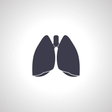 Akciğer ikonu. Akciğer ikonu. akciğer simgesi.