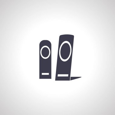 ses hoparlörü simgesi. Konuşmacı simgesi.