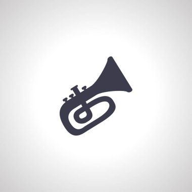 Trompet ikonu. Trompet ikonu. trompet simgesi.
