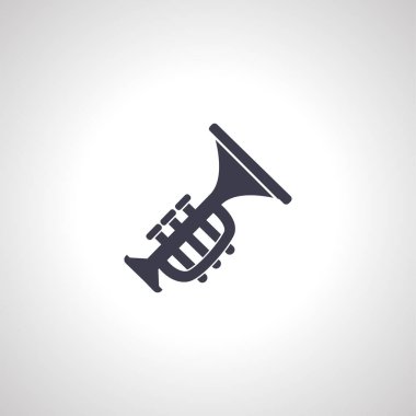 Trompet ikonu. Trompet ikonu. trompet simgesi.