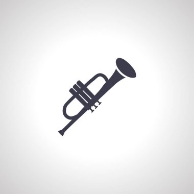Trompet ikonu. Trompet ikonu. trompet simgesi.