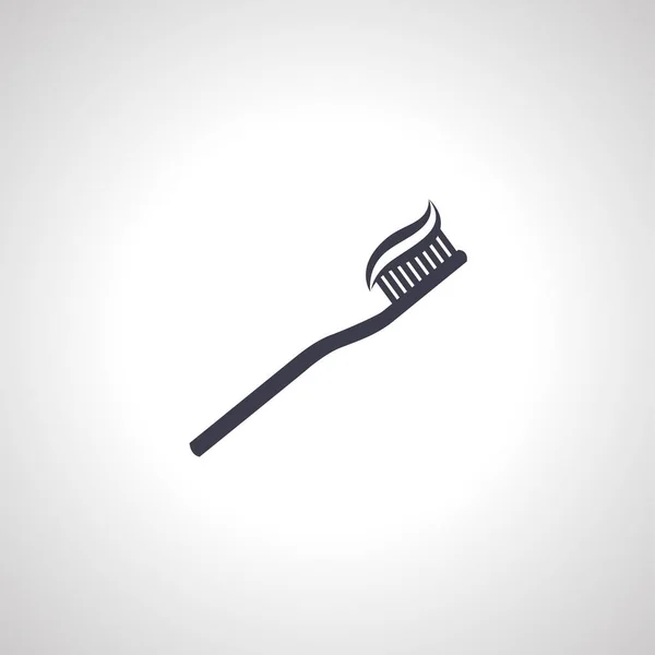 Diş Fırçası Ikonu Diş Fırçası Ikonu Diş Fırçası Simgesi — Stok Vektör