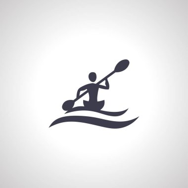 Kano Simgesi. Kayak, Su Sporu simgesi