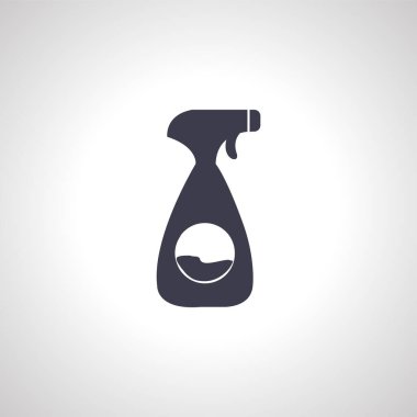 Sprey ikonu. Temiz sprey şişesi simgesi.