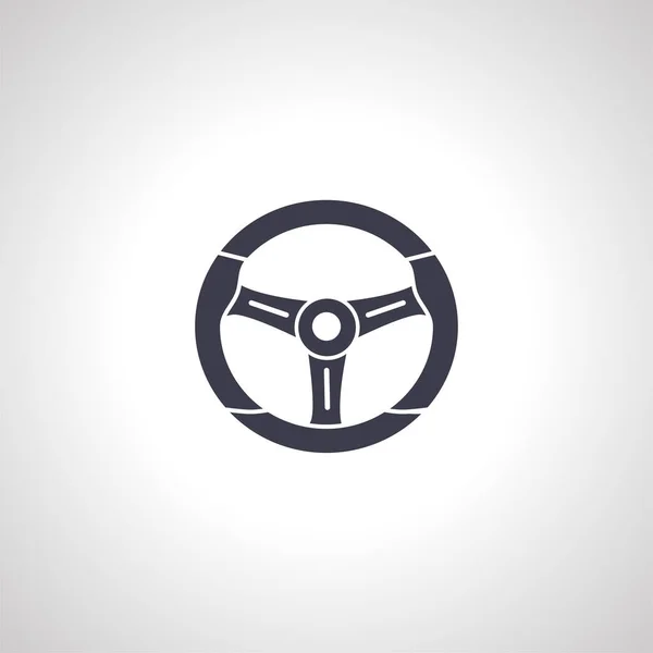 Значок Рулевого Колеса Автомобиля Значок Рулевого Колеса Автомобиля — стоковый вектор