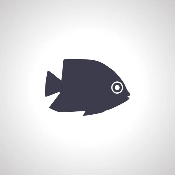 Иконка Рыбы Изолированная Экзотическая Рыба — стоковый вектор