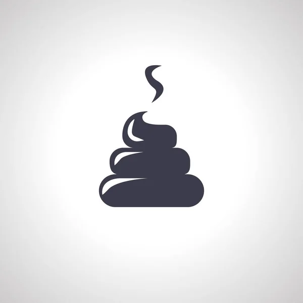Shit Isolated Icon Shit Icon — Vettoriale Stock
