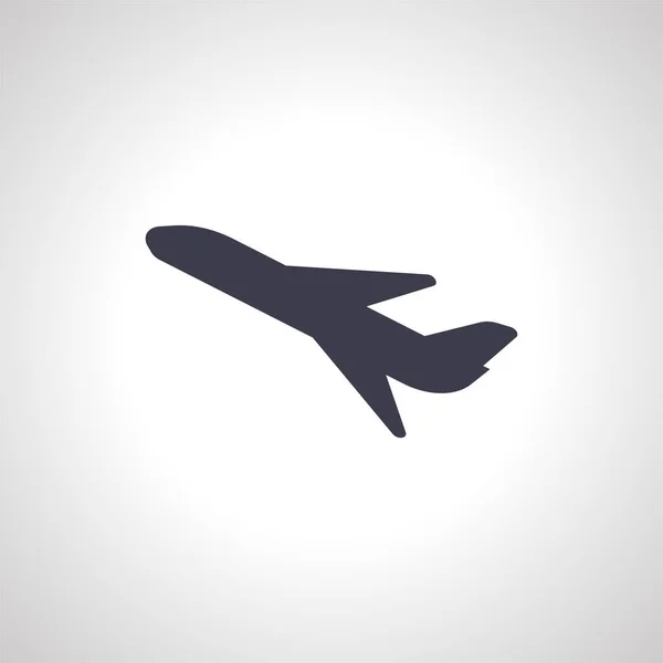 Ebene Isoliert Symbol Flugzeug Symbol — Stockvektor