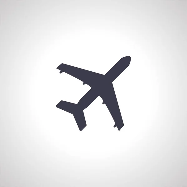 Odizolowana Ikona Samolotu Ikona Statku Powietrznego — Wektor stockowy