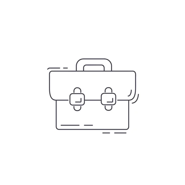 Briefcase Line Icon Briefcase Thin Line Icon — Stock Vector