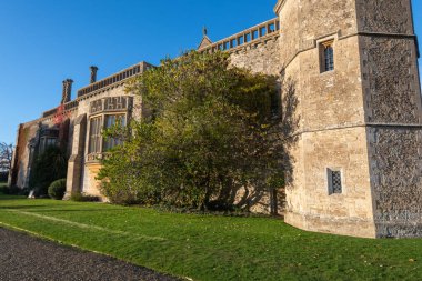 Lacock.Wiltshire.United Kingdom.November 20th 2022.View of Lacock abbey in Wiltshire