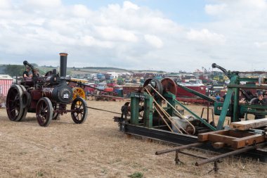 Tarrant Hinton. Dorset. Birleşik Krallık. 25 Ağustos 2022 1912 Wallis ve Steevens 'in 1912' de restore edilen 