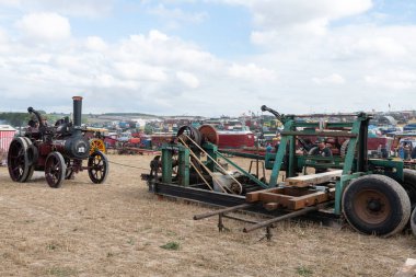 Tarrant Hinton. Dorset. Birleşik Krallık. 25 Ağustos 2022 1912 Wallis ve Steevens 'in 1912' de restore edilen 