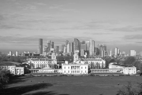Greenwich London United Kingdom Decamber 1St 2022 Black White Photo — 스톡 사진