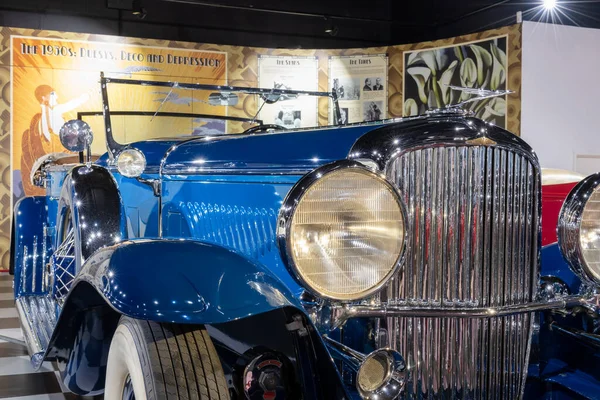 stock image Sparkford.Somerset.United Kingdom.March 26th 2023.A Deusenberg model J from 1931 is on show at the Haynes Motor Museum in Somerset