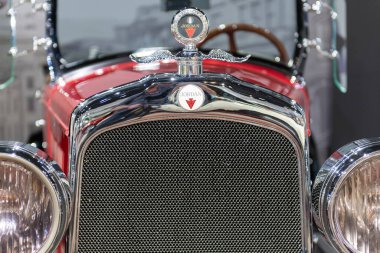 Sparkford. Somerset. Birleşik Krallık. 26 Mart 2023.A 1928 Jordan Playboy Special, Someset 'teki Haynes Motor Müzesi' nde sergileniyor.