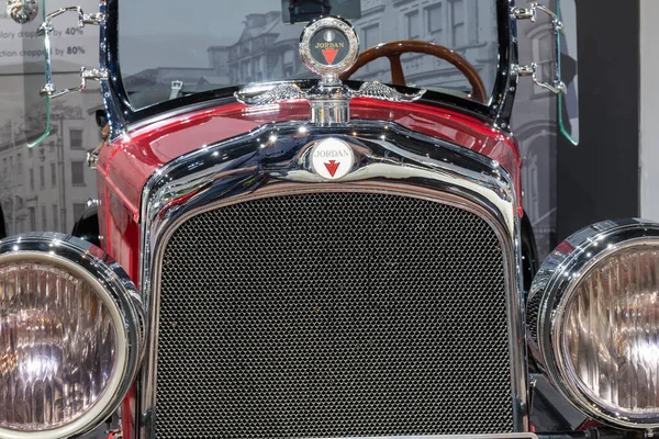 英国萨默塞特1928年3月26日约旦花花公子特辑在萨默塞特的海因斯汽车博物馆展出 — 图库照片