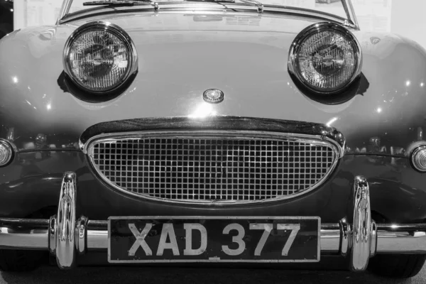 Sparkford. Somerset. Birleşik Krallık. 26 Mart 2023. Austin Healey Sprite, Somerset 'teki Haynes Motor Müzesi' nde sergileniyor.