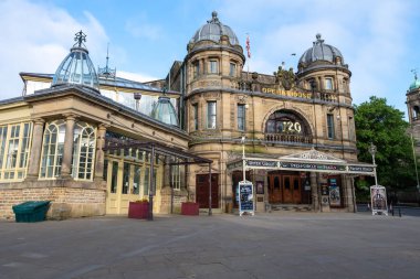 Buxton. Derby Shire. Birleşik Krallık. 3 Haziran 2023. Derbyshire 'daki Buxton Opera binasının fotoğrafı.