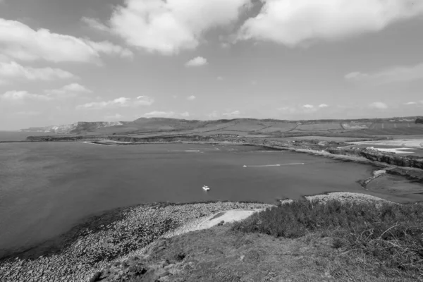 Landschapsfoto Van Kimmeridge Baai Dorset — Stockfoto