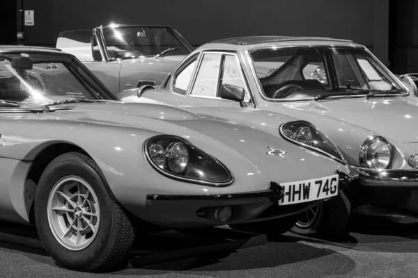 Sparkford. Somerset.Birleşik Krallık. 26 Mart 2023.A Marcos GT 1969 'dan Somerset Haynes Motor Müzesi' nde sergileniyor.