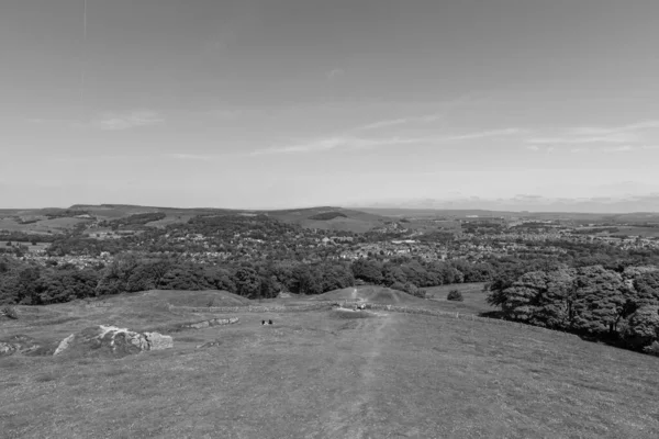 Buxton kasabasının tepesindeki Buxton Country Park 'tan görüntü