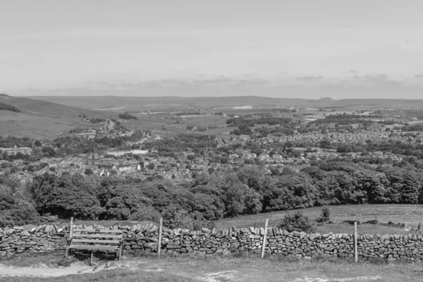 Blick Vom Buxton Country Park Auf Die Stadt Buxton Peak — Stockfoto