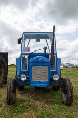Low Ham.Somerset.Birleşik Krallık. 23 Temmuz 2023 Leyland 154 1973 'ten itibaren restore edilen Somerset buhar ve ülke fuarında sergileniyor.