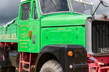 Low Ham.Somerset. Birleşik Krallık. 23 Temmuz 2023. 1960 Scammell Dağcısı, Somerset buhar ve ülke gösterisinde.