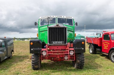 Low Ham.Somerset. Birleşik Krallık. 23 Temmuz 2023. 1960 Scammell Dağcısı, Somerset buhar ve ülke gösterisinde.
