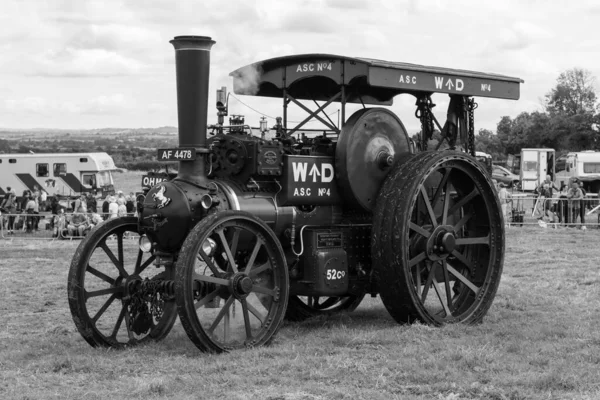 Low Ham.Somerset. Birleşik Krallık. 23 Temmuz 2023. Aveling ve Porter karayolu lokomotifi Clyde, Somerset buhar ve ülke fuarında sergileniyor.