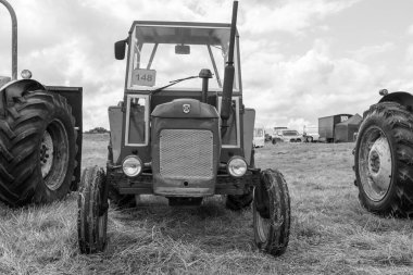 Low Ham.Somerset.Birleşik Krallık. 23 Temmuz 2023 Leyland 154 1973 'ten itibaren restore edilen Somerset buhar ve ülke fuarında sergileniyor.