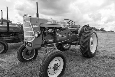 Low Ham.Somerset. Birleşik Krallık. 23 Temmuz 2023 'te restore edilen Allis Chalmers ED 40, Somerset buhar ve ülke fuarında sergileniyor.